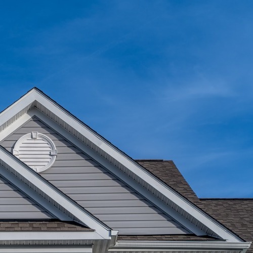 home with a shingle roofing system