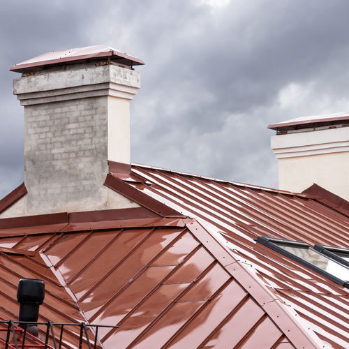 Metal Roof on Residential Home